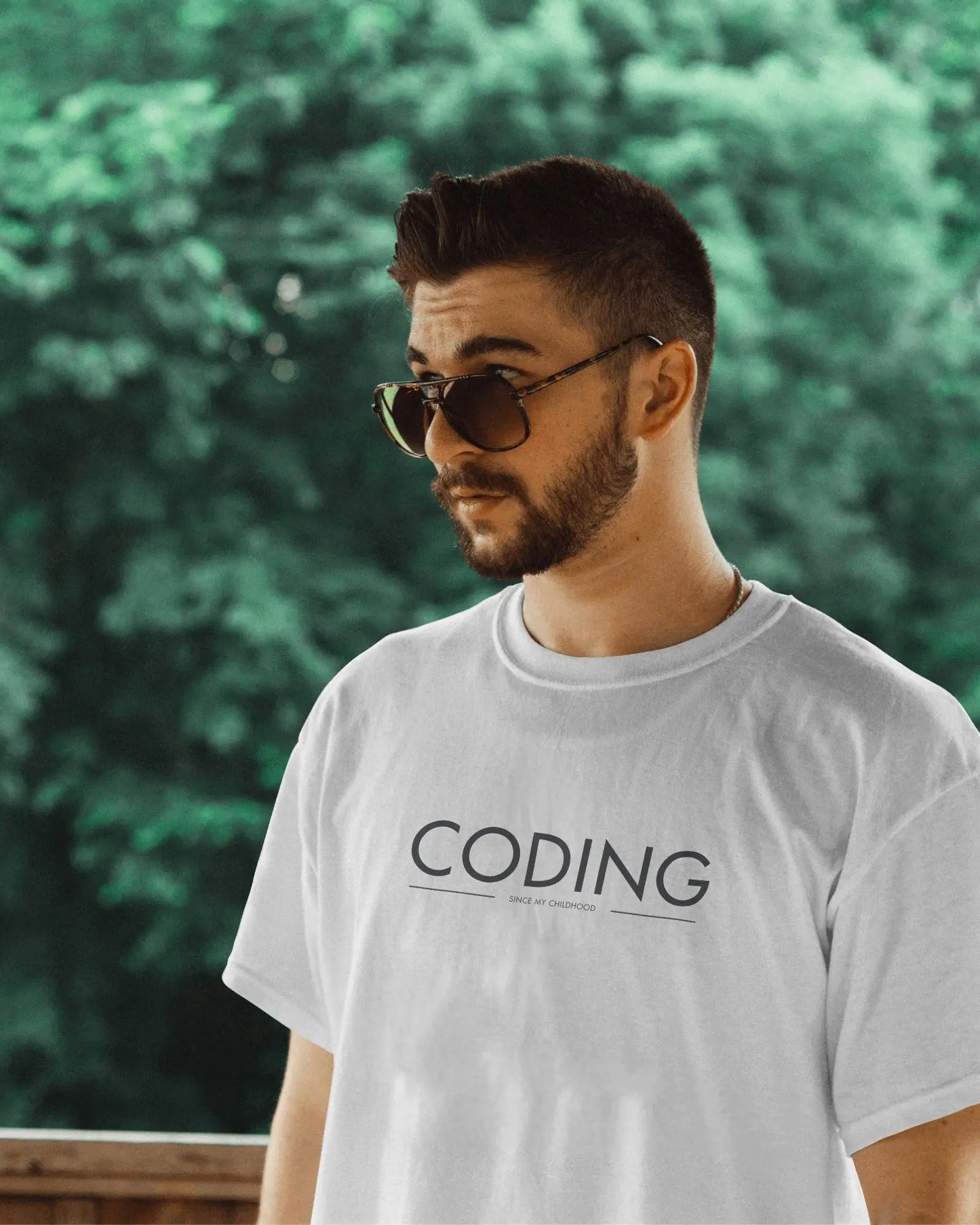 Coding Since Childhood - Unisex Coding T-Shirt for developers DevHero India