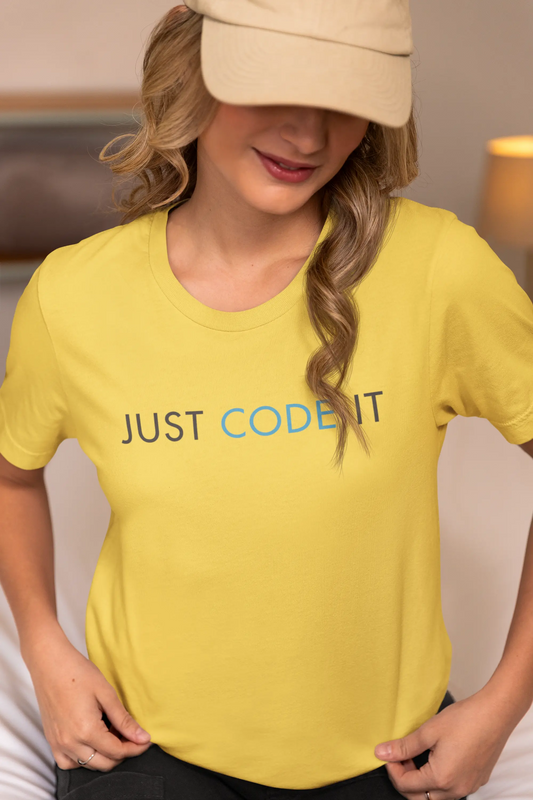 Just Code It - Unisex Classic Round Neck T-Shirt DevHero India