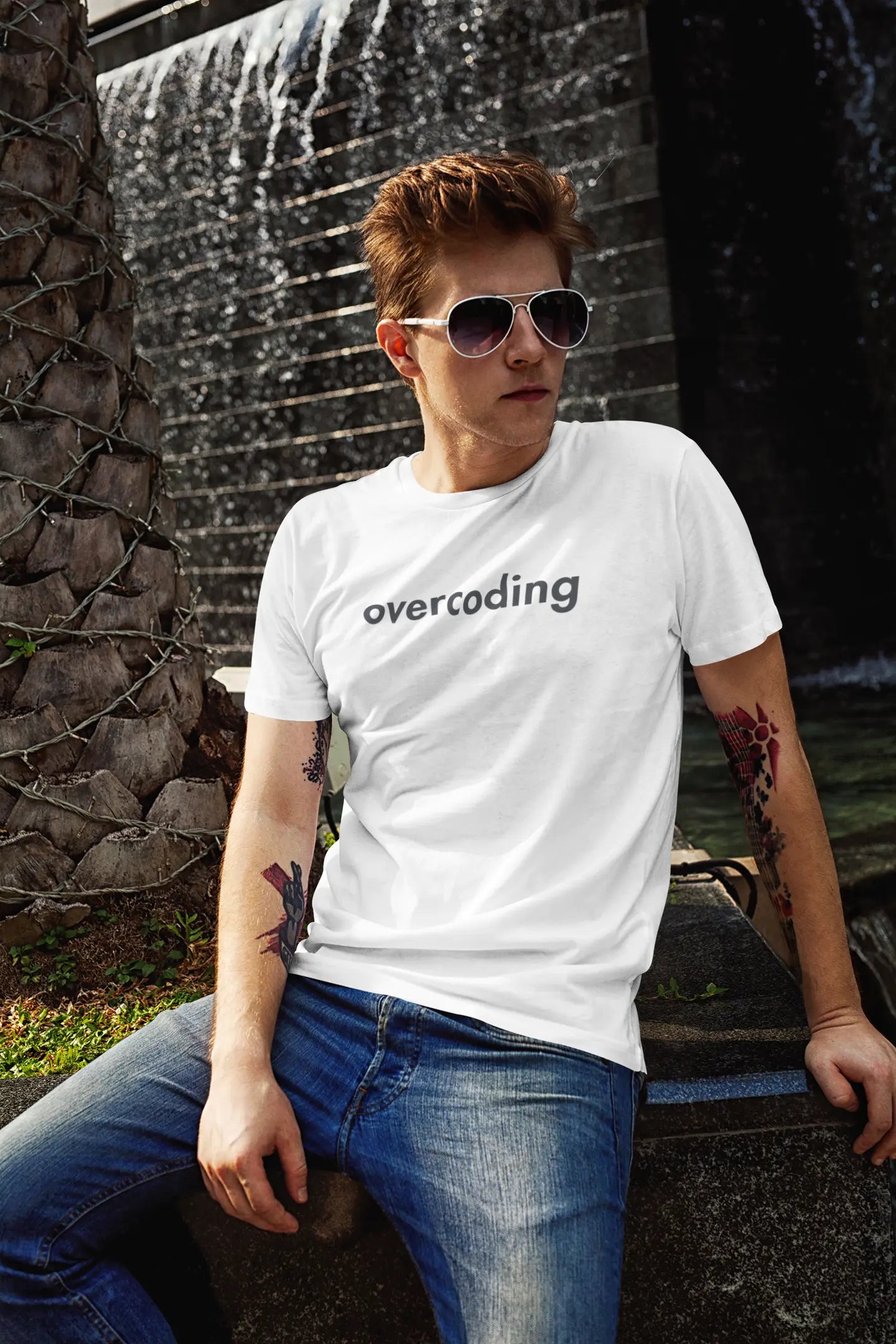 Overcoding - Unisex Coding T-Shirt for developers DevHero India