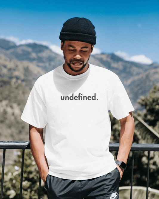 Undefined - Unisex Round Neck T-shirt for developers DevHero India