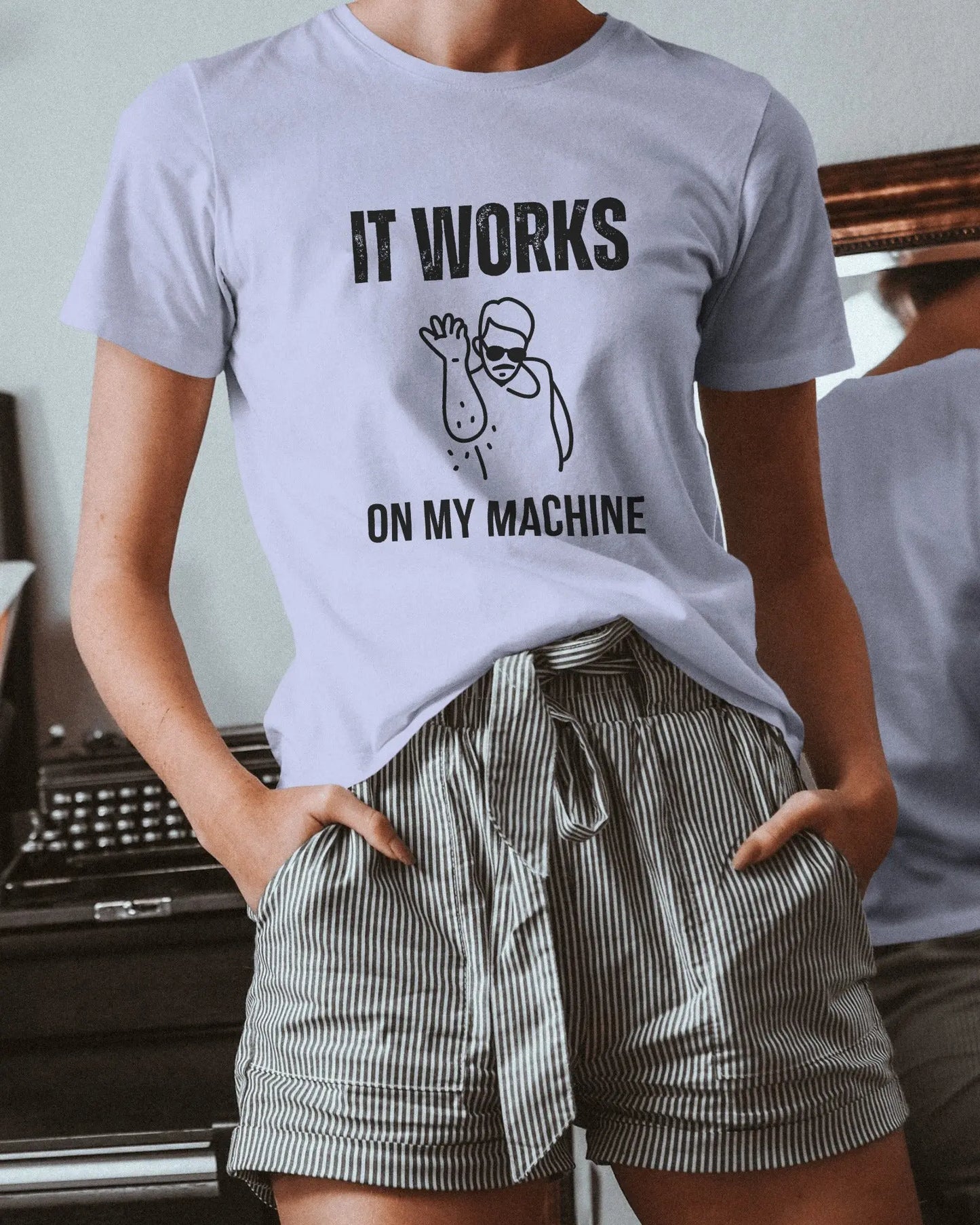 It Works On My Machine - Unisex Coding T-Shirt for developers DevHero India