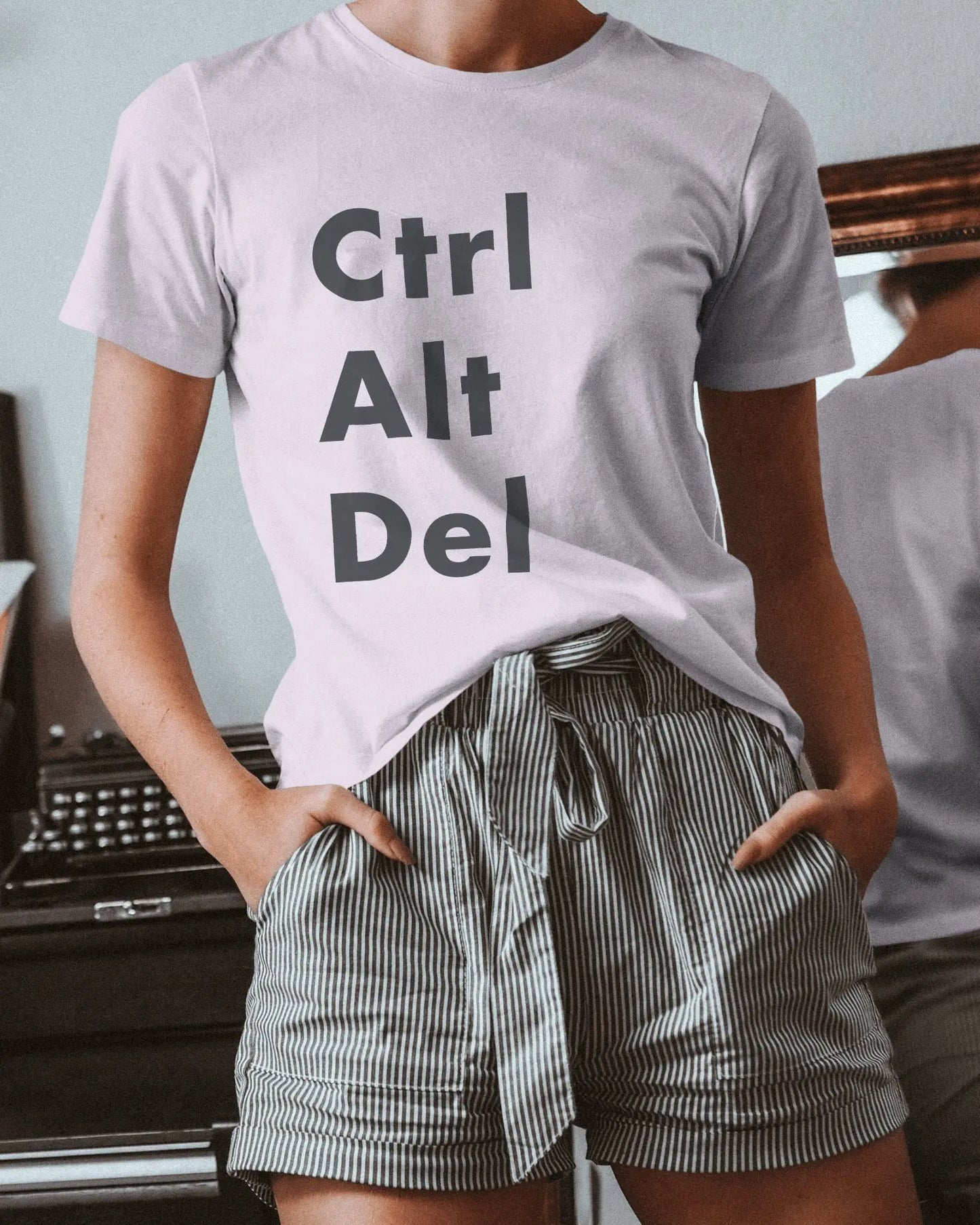 Ctrl Alt Del - Unisex Classic T-Shirt for developers DevHero India