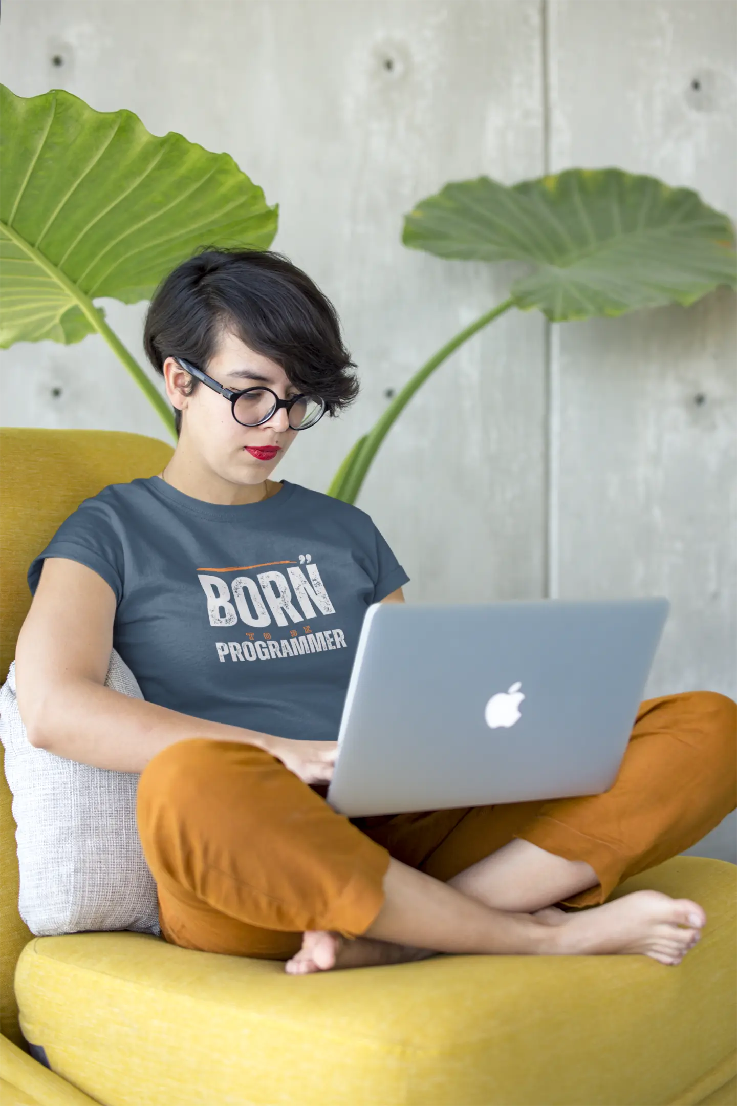 Born to be a Programmer Unisex T-Shirt DevHero India