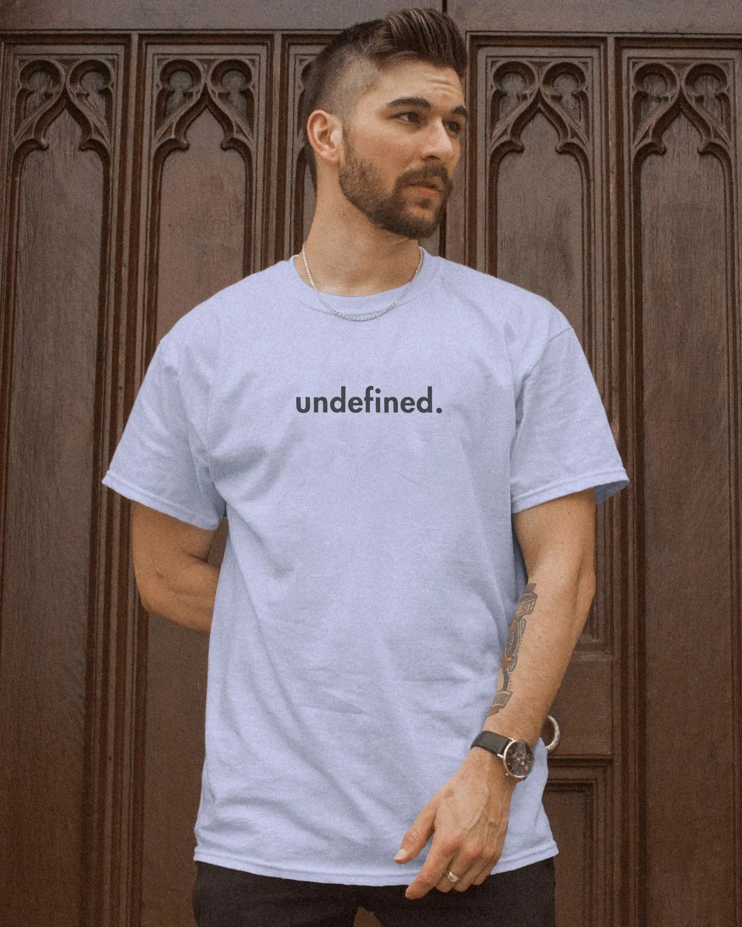 Undefined - Unisex Round Neck T-shirt for developers DevHero India