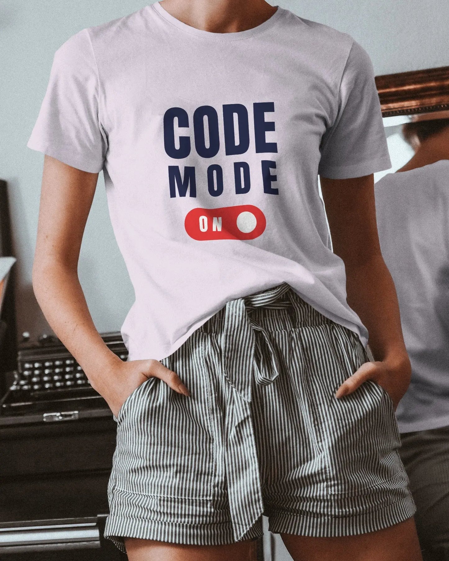 Code Mode On Unisex T-Shirt DevHero India