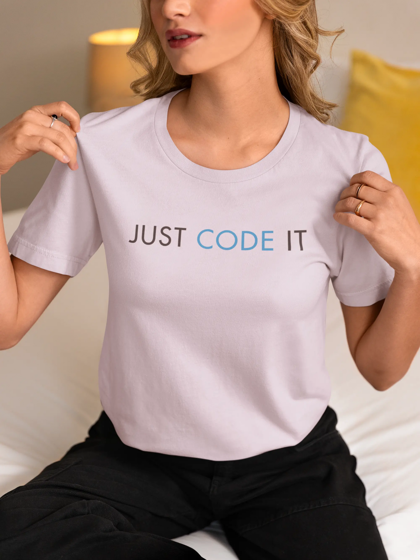Just Code It - Unisex Classic Round Neck T-Shirt DevHero India