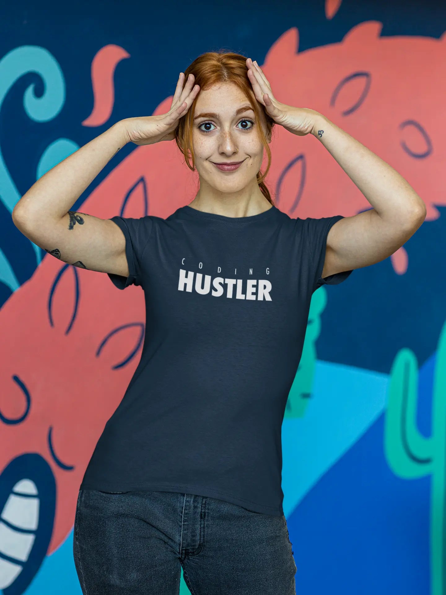 Coding Hustler Unisex T-Shirt - Show Your Coding Spirit DevHero India