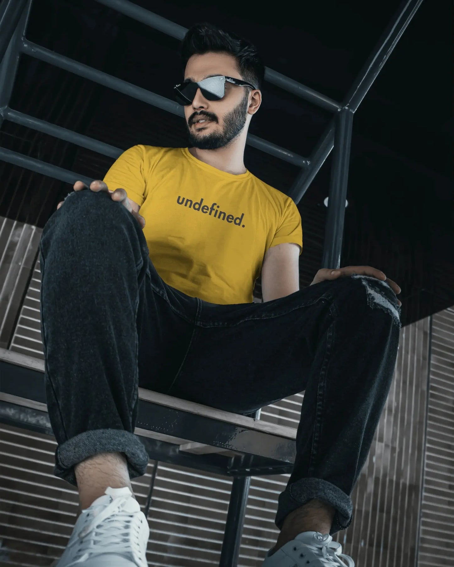 Undefined - Unisex Round Neck T-shirt for developers DevHero India