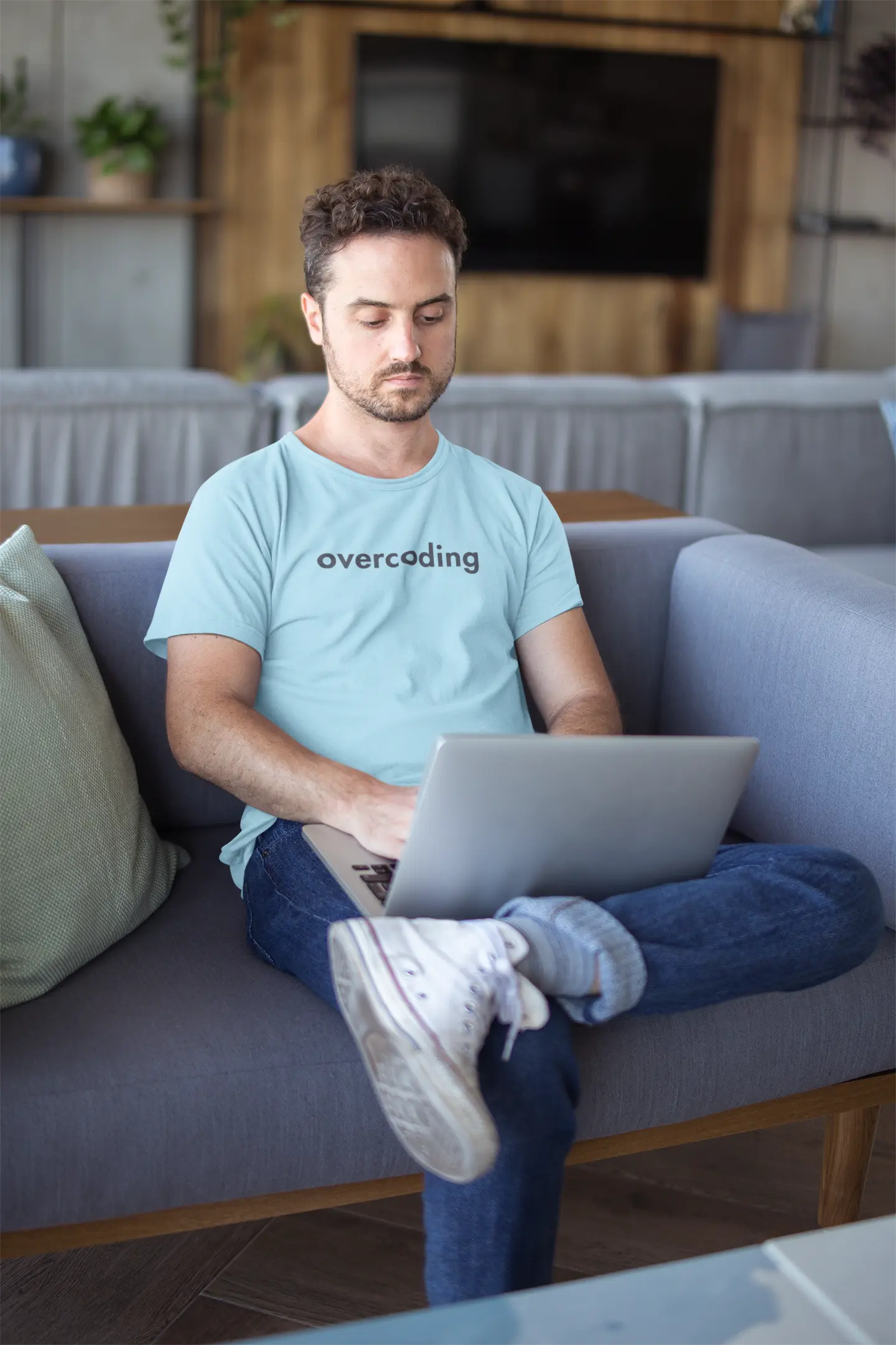 Overcoding - Unisex Coding T-Shirt for developers DevHero India