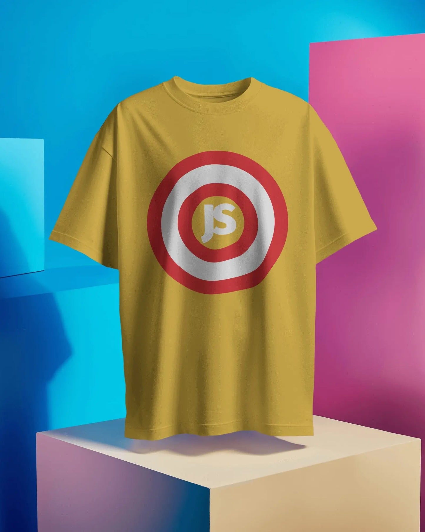 Captain JS Short Sleeve T-Shirt - Fun and Functional for JavaScript Developers DevHero India