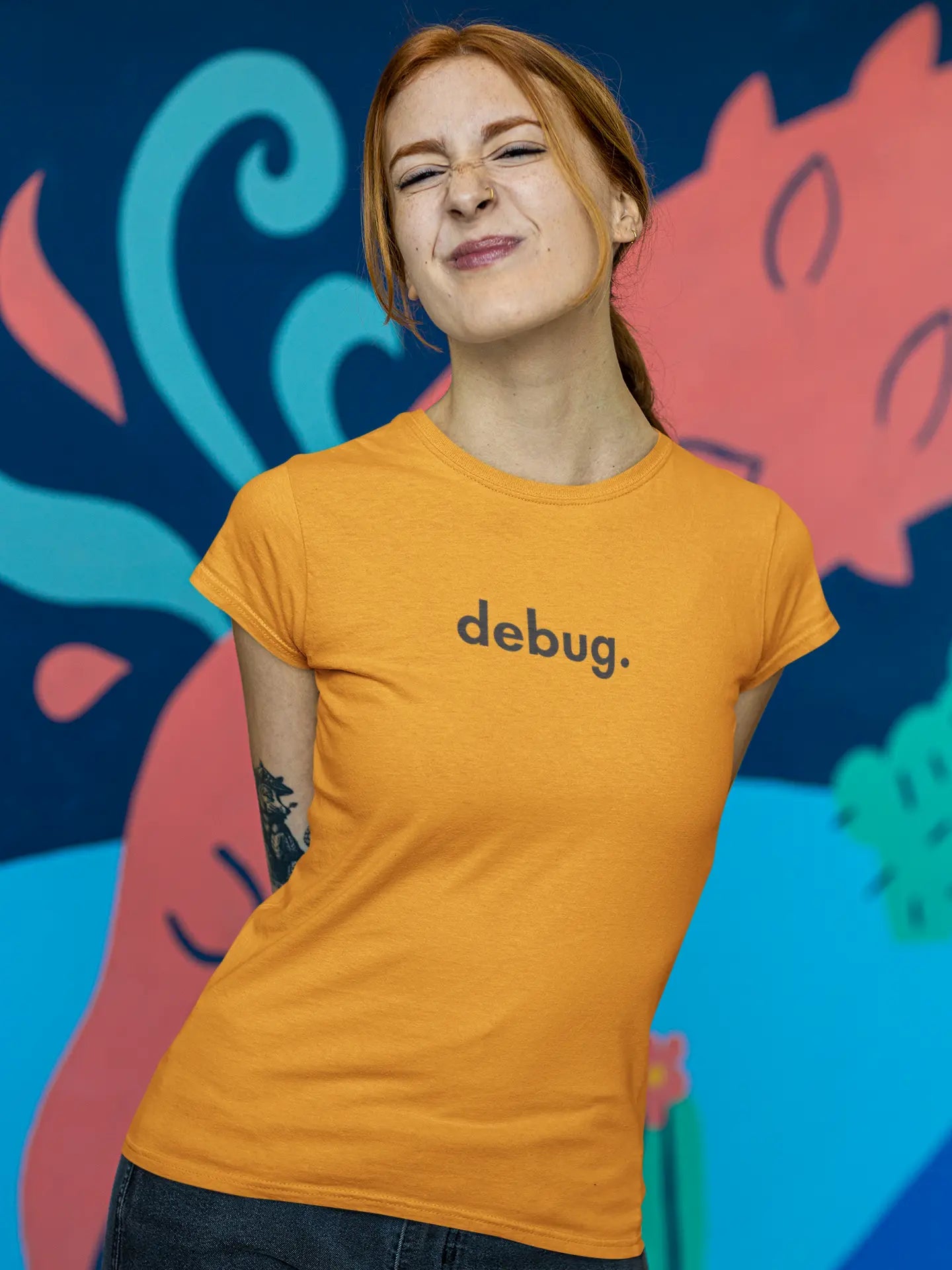 Debug - Unisex Classic Round Neck T-Shirt DevHero India