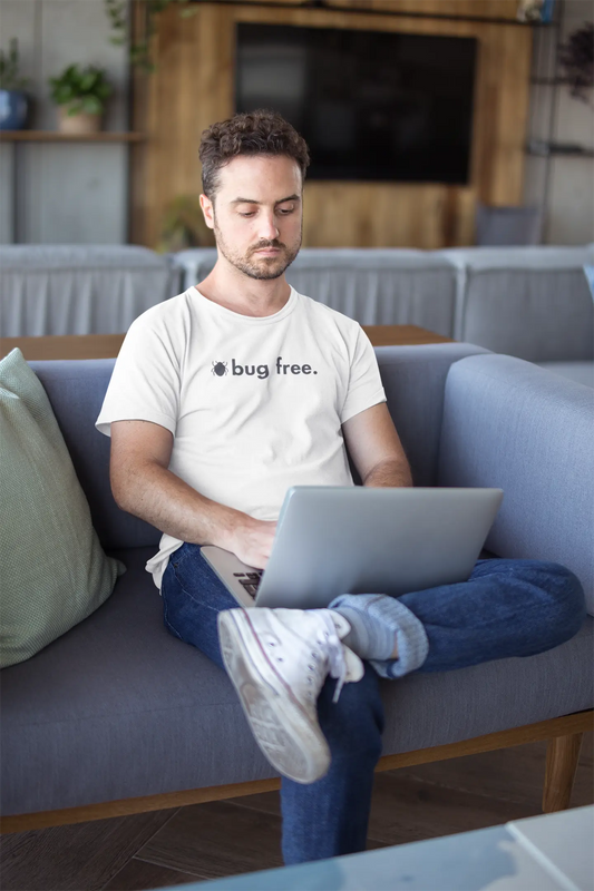 Bug Free - Unisex Coding T-Shirt for developers DevHero India