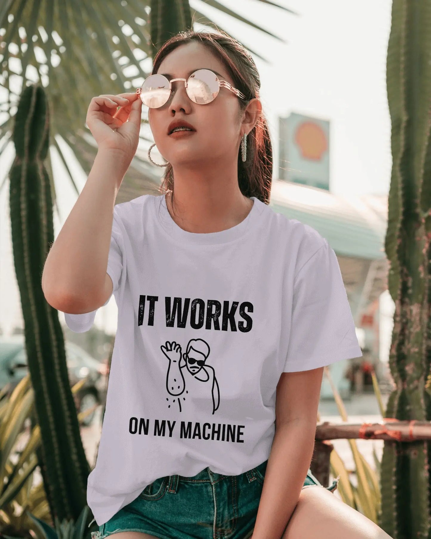 It Works On My Machine - Unisex Coding T-Shirt for developers DevHero India