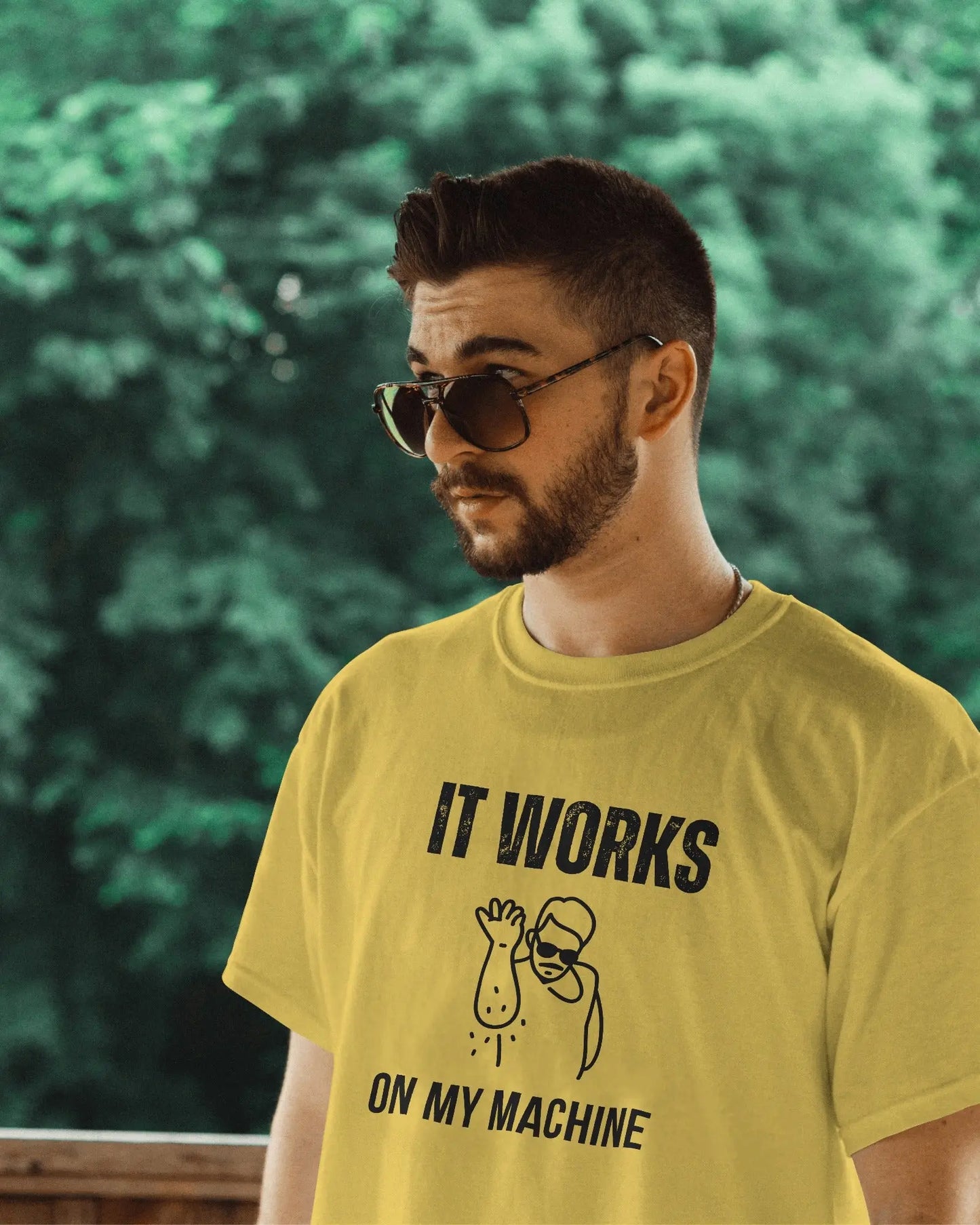 It Works On My Machine - Unisex Coding T-Shirt for developers DevHero India