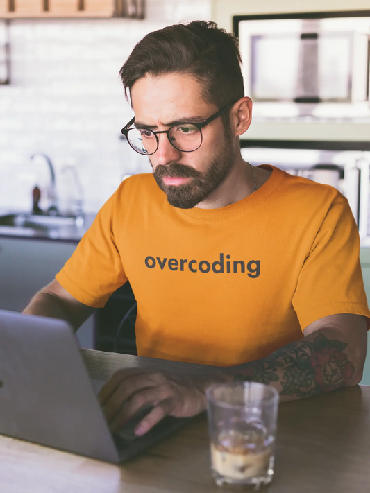 Overcoding - Unisex Coding T-Shirt for developers DevHero India