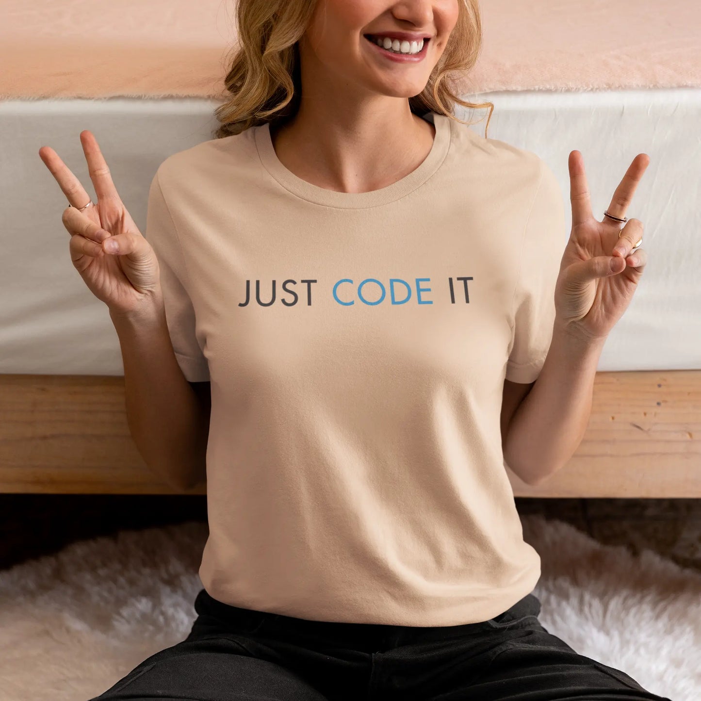 Just Code It - Unisex Classic Round Neck T-Shirt DevHero India