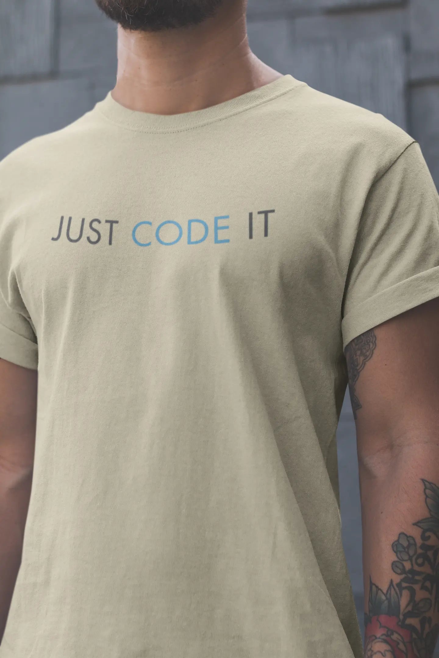 Just Code It - Unisex Classic Round Neck T-Shirt DevHero India
