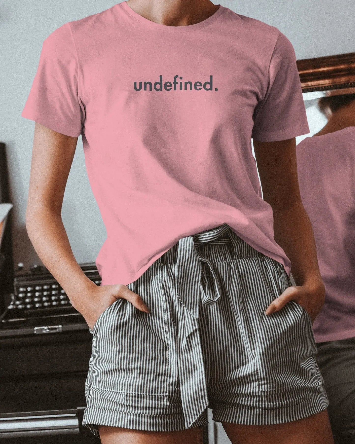 Undefined - Unisex Round Neck T-shirt for developers DevHero India