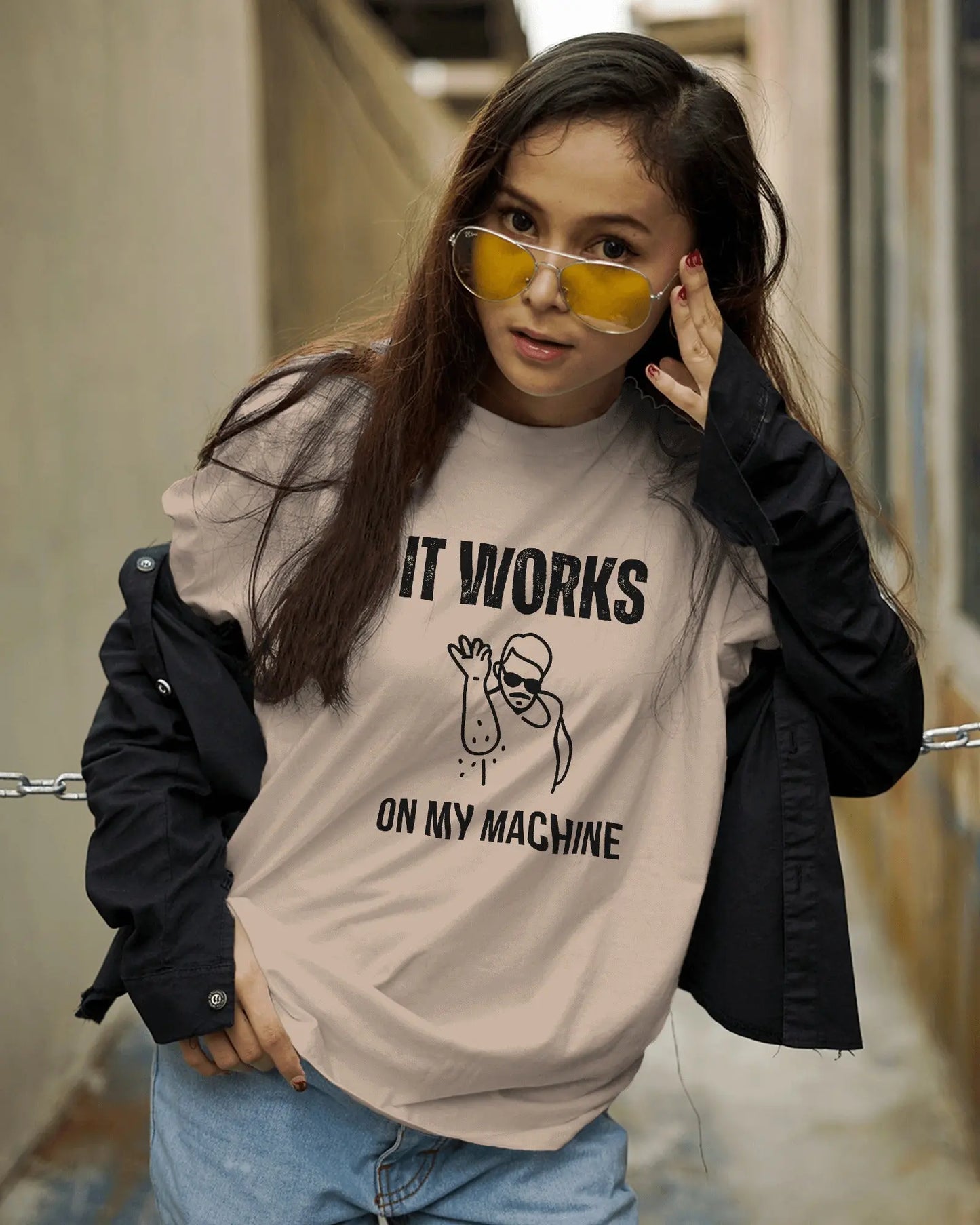 It Works On My Machine - Unisex Coding T-Shirt for developers DevHero India