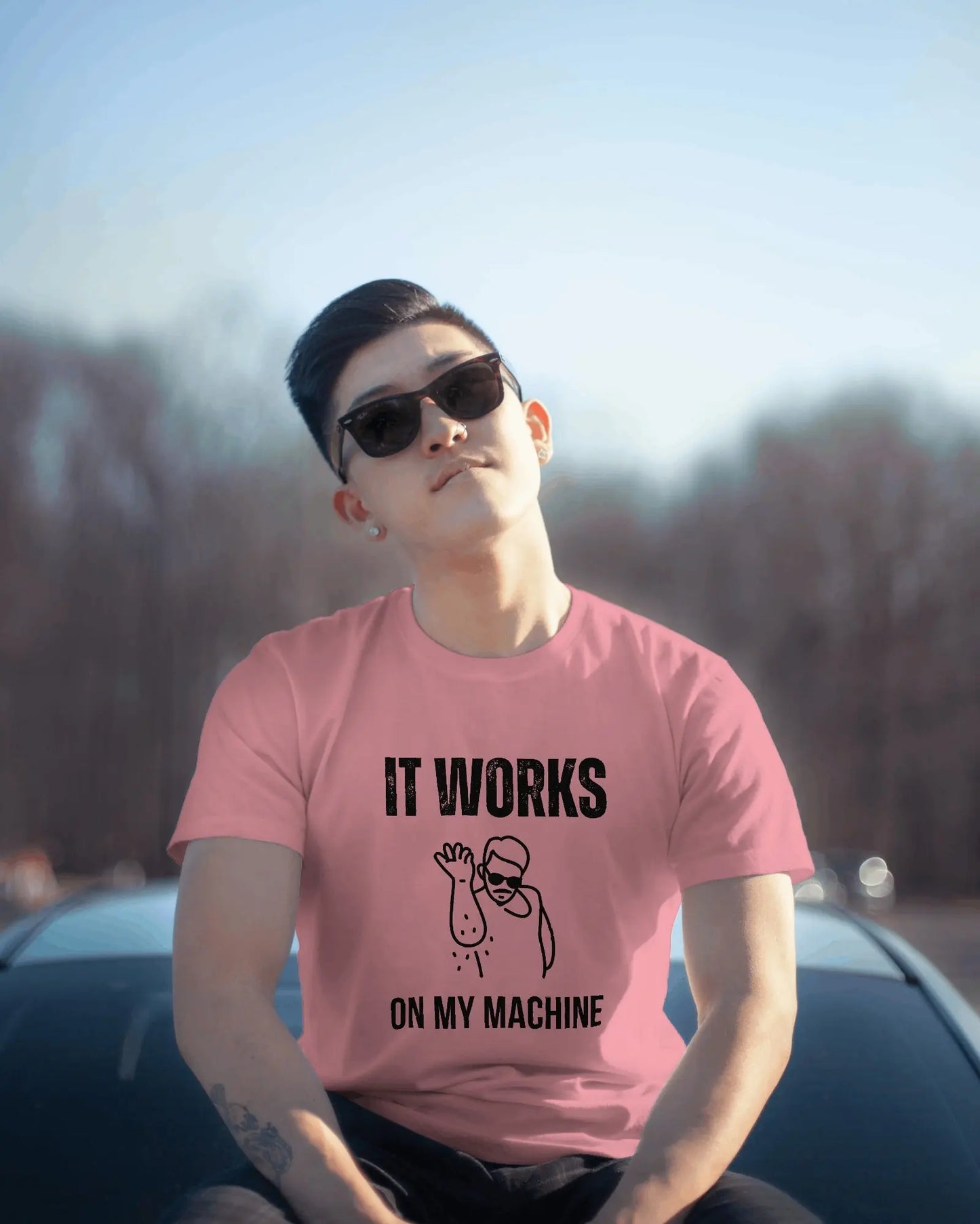 It Works On My Machine - Unisex Coding T-Shirt for developers DevHero India