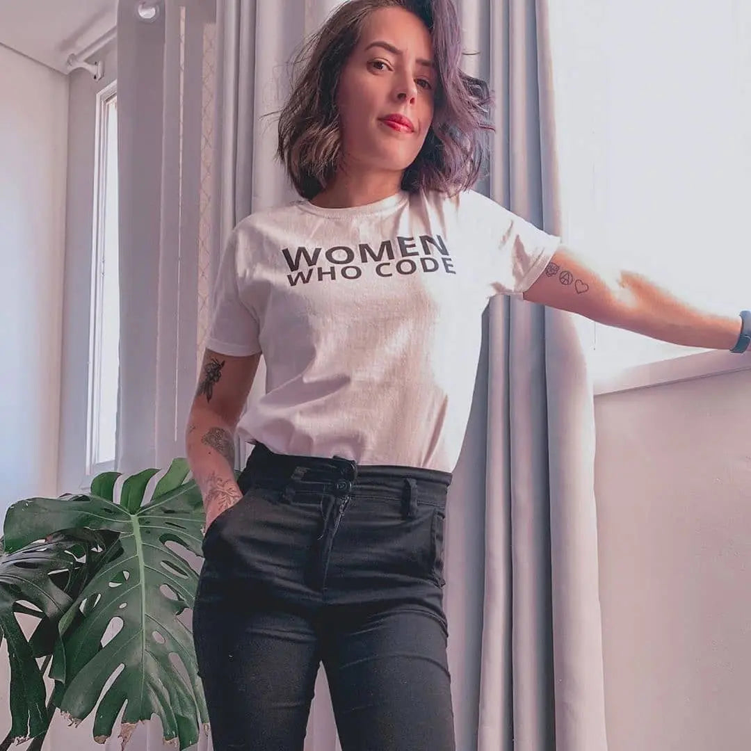 Women Who Code Empowering T-Shirt - Celebrate Women in Tech DevHero India