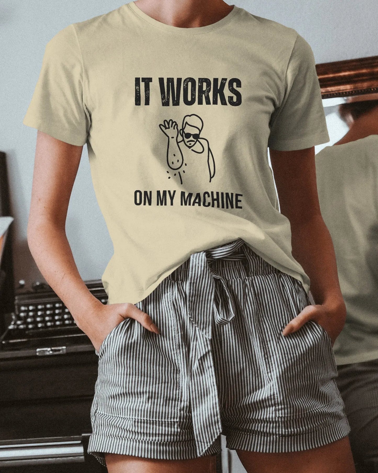 It Works On My Machine - Unisex Coding T-Shirt for developers DevHero India