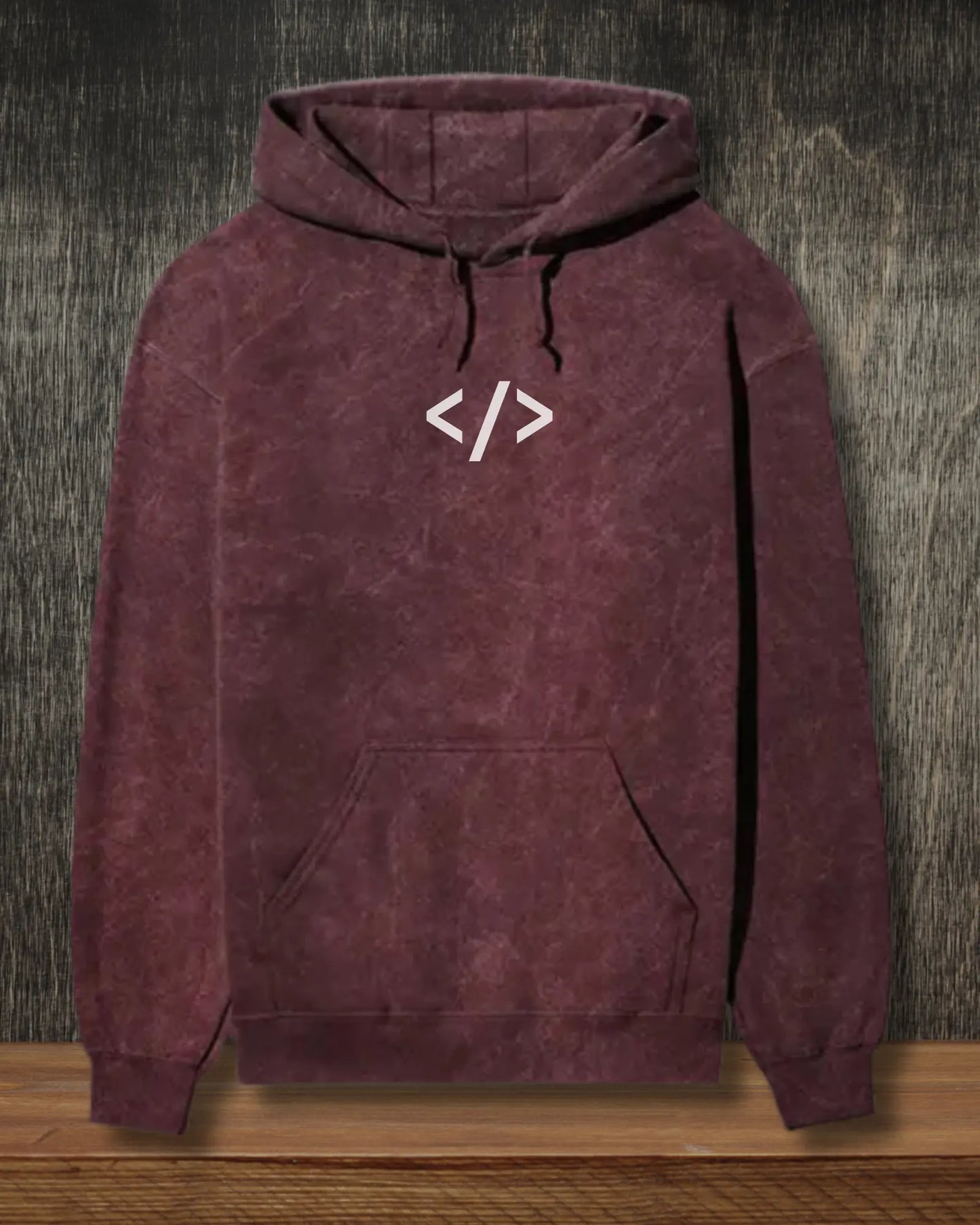 Autonomous Coder Acid Wash Hoodie - Premium Coding Hoodie for Programmers by DevHero DevHero India