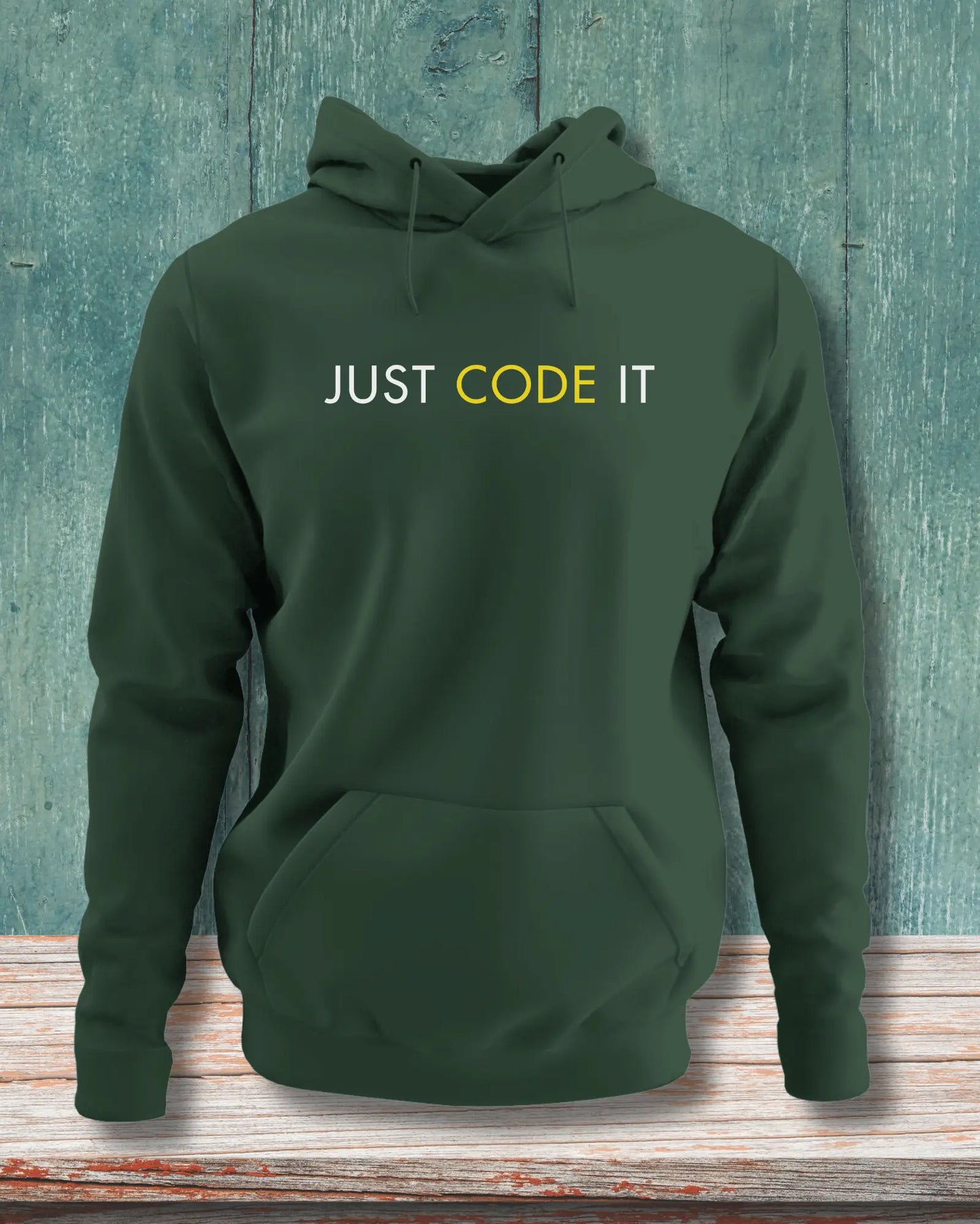 Just Code It - Effortless Style in a Coding Geek Hoodie by DevHero DevHero India