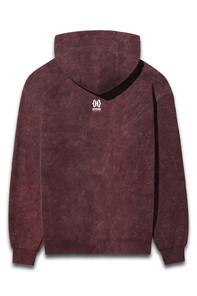 404 Acid Wash Hoodie - A Coding Geek Hoodie for Developers Who Never Quit DevHero India