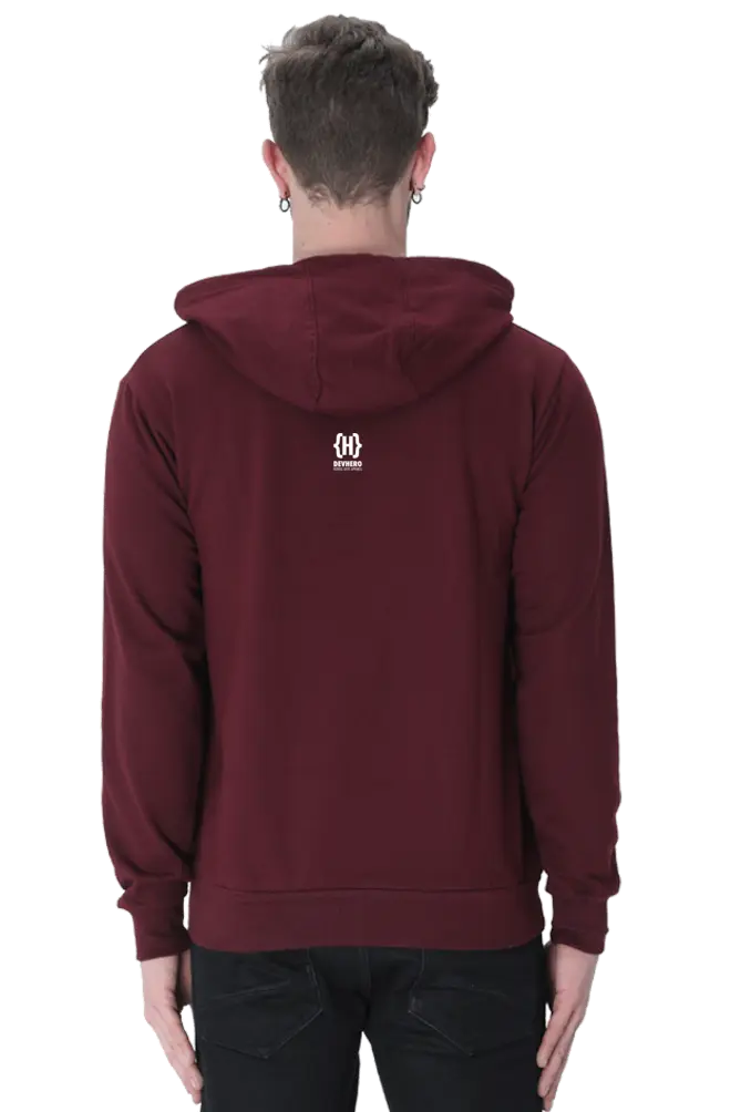 It Works on My Machine (White) - A Fun Coding Geek Hoodie by DevHero DevHero India