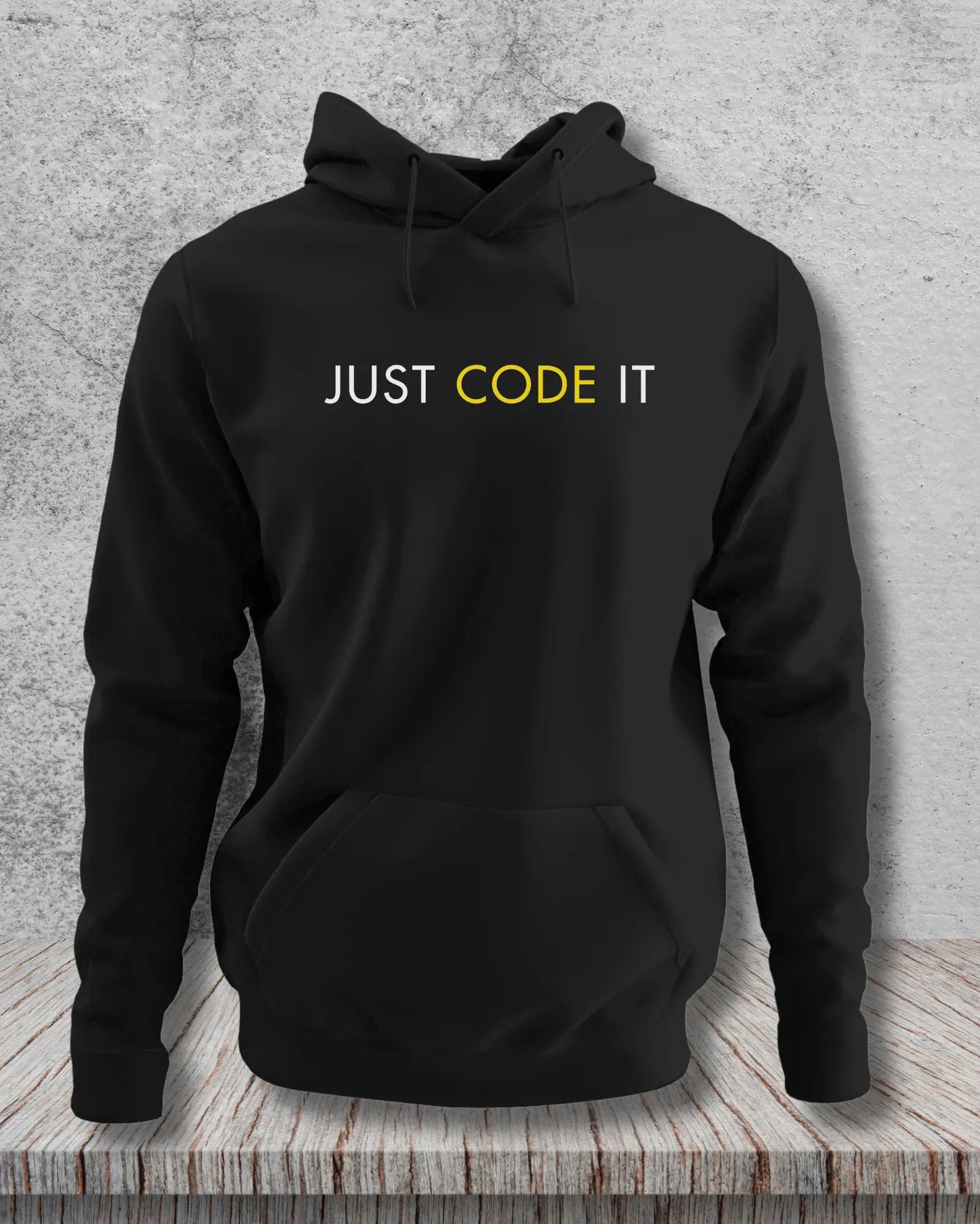 Just Code It - Effortless Style in a Coding Geek Hoodie by DevHero DevHero India