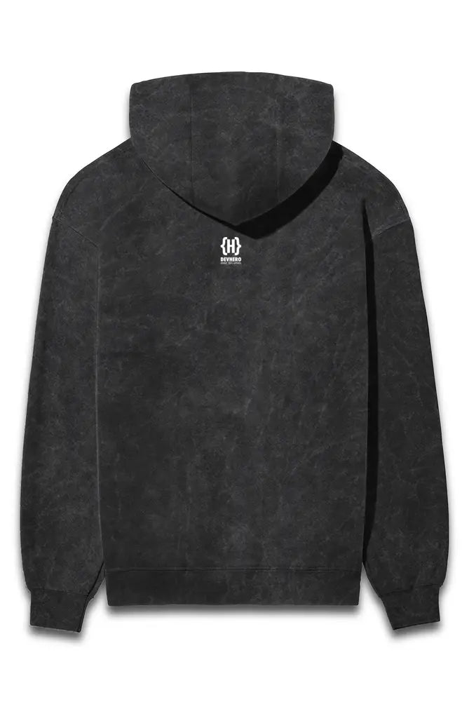 Undefined Acid Wash Hoodie - Iconic Coding Geek Hoodie by DevHero DevHero India