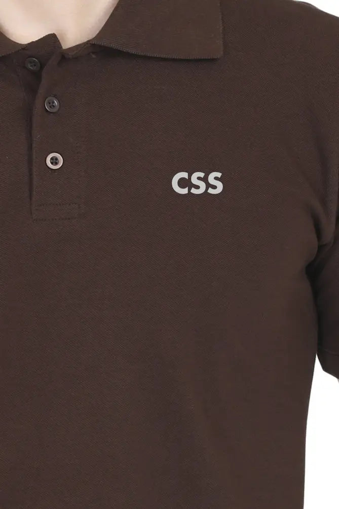 CSS Unisex Polo Half Sleeve T-shirt DevHero India
