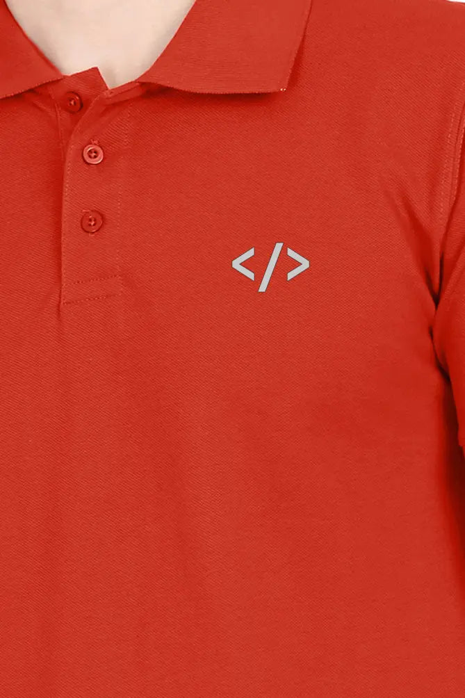 Autonomous Unisex Polo Half Sleeve T-shirt DevHero India