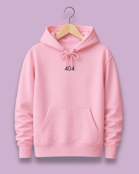 404 White Hoodie – Unisex Oversized Hoodie for Developers DevHero India