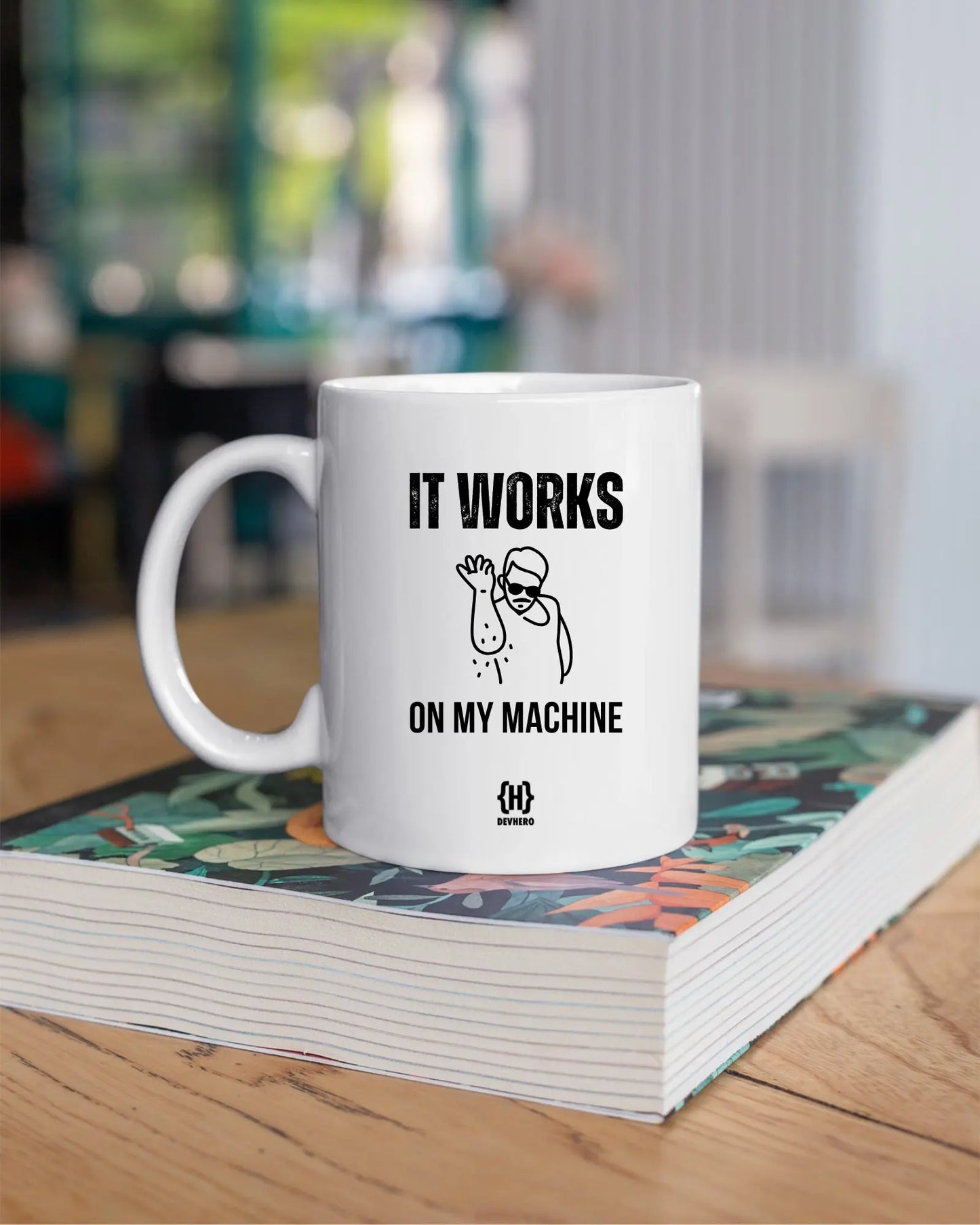 It's Working On My Machine - DevHero White Coffee Mug | Ceramic Coffee Mug for coders (11oz) DevHero India