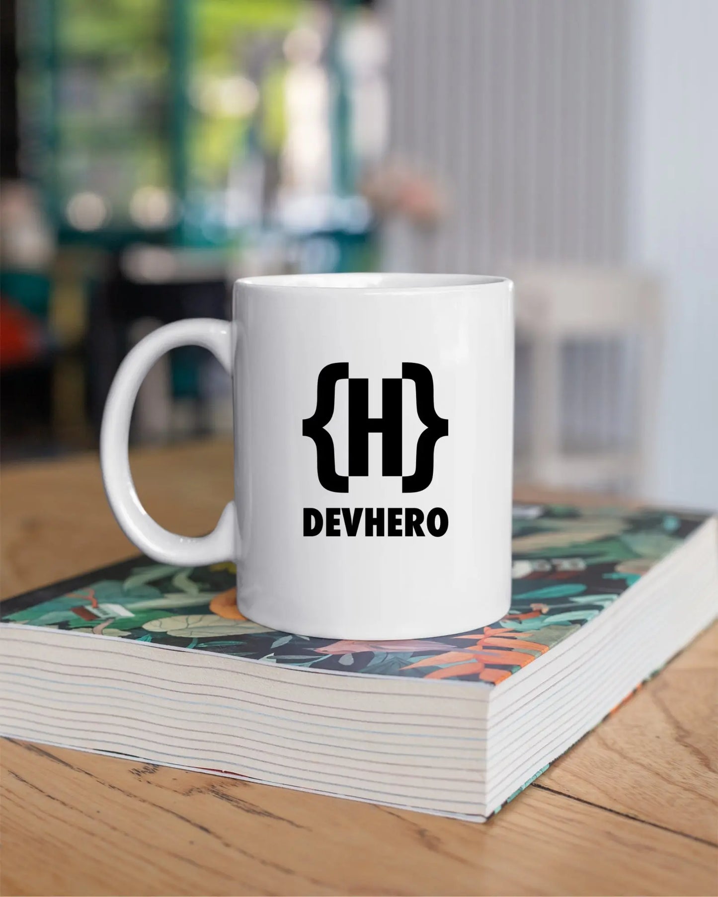 Official DevHero White Coffee Mug | Ceramic Coffee Mug for coders (11oz) DevHero India