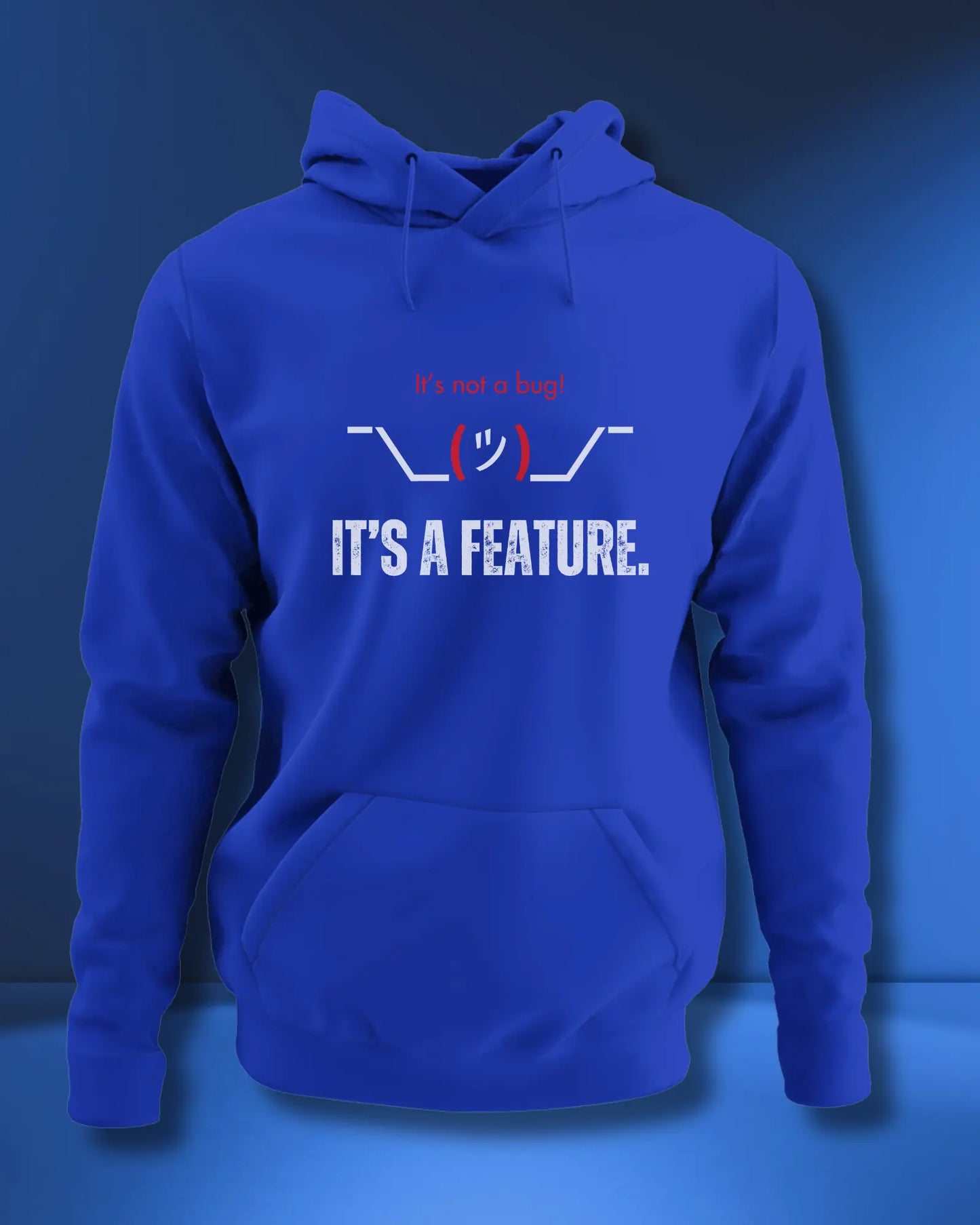 It’s Not a Bug, It’s a Feature - Humor Meets Style in This Coding Hoodie for Programmers DevHero India