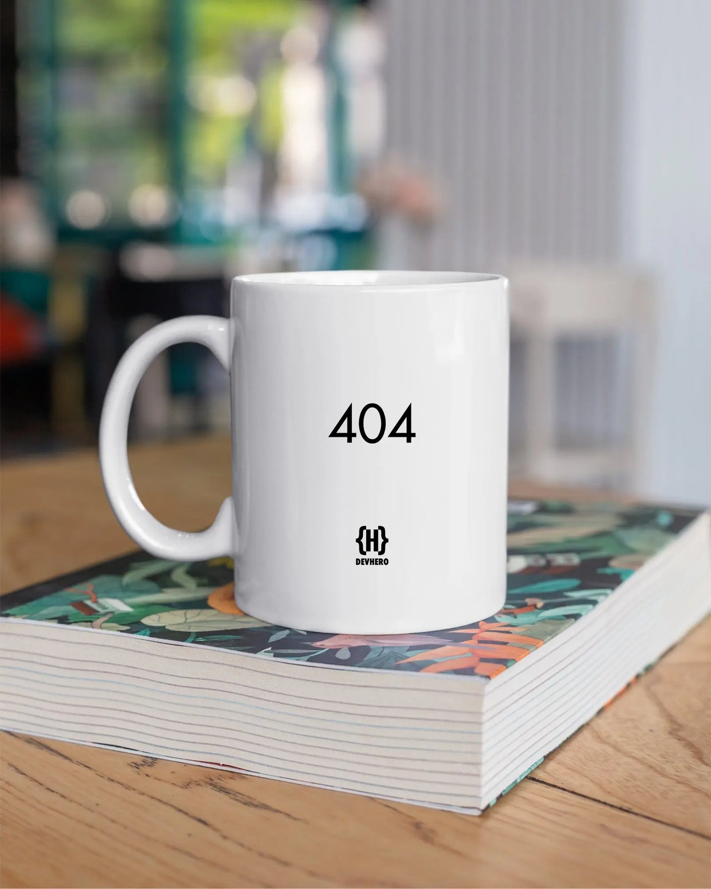 404 - DevHero White Coffee Mug | Ceramic Coffee Mug for coders (11oz) DevHero India