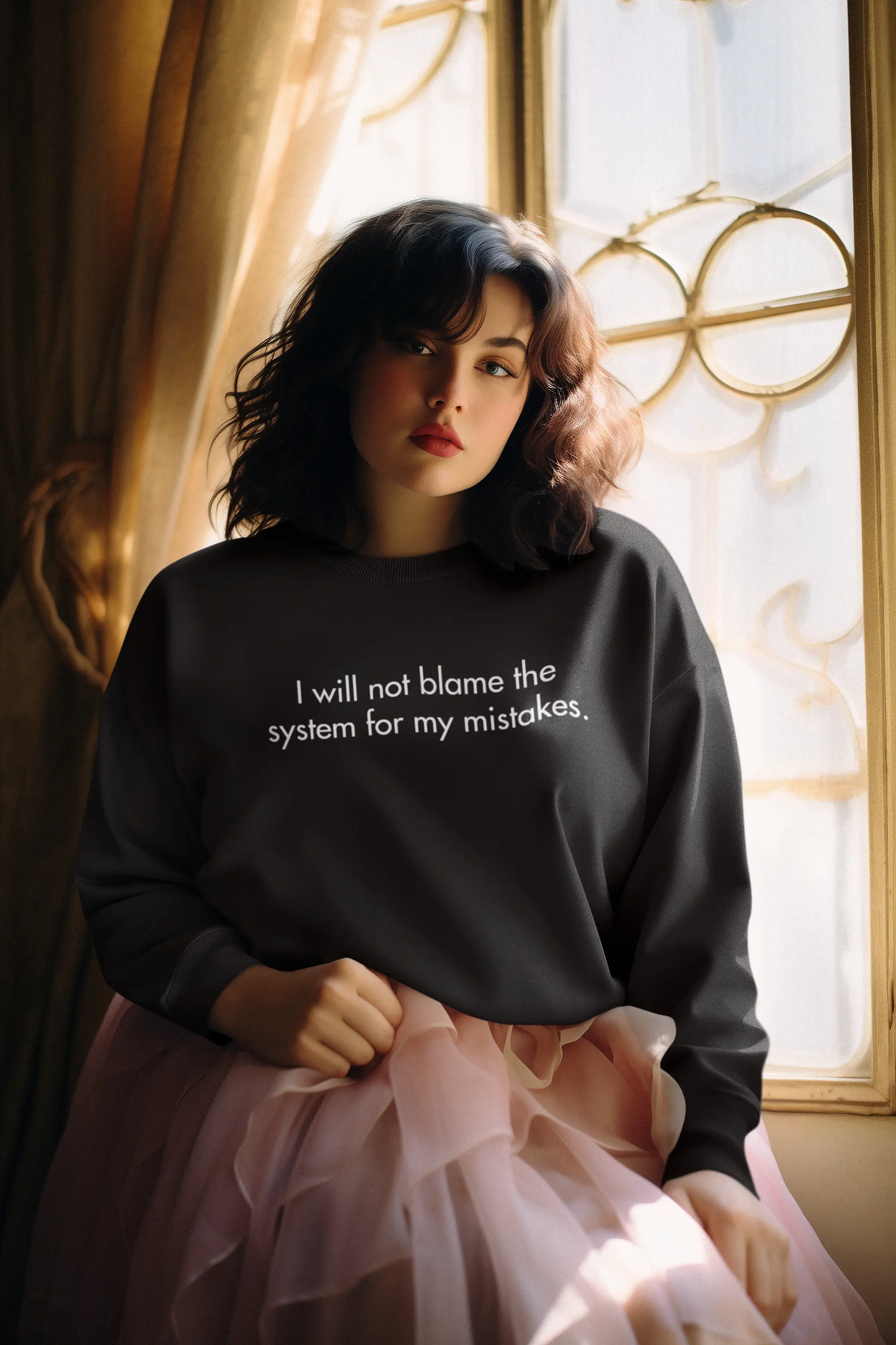 I will not blame the system - Sweatshirt for Accountable Coders DevHero India