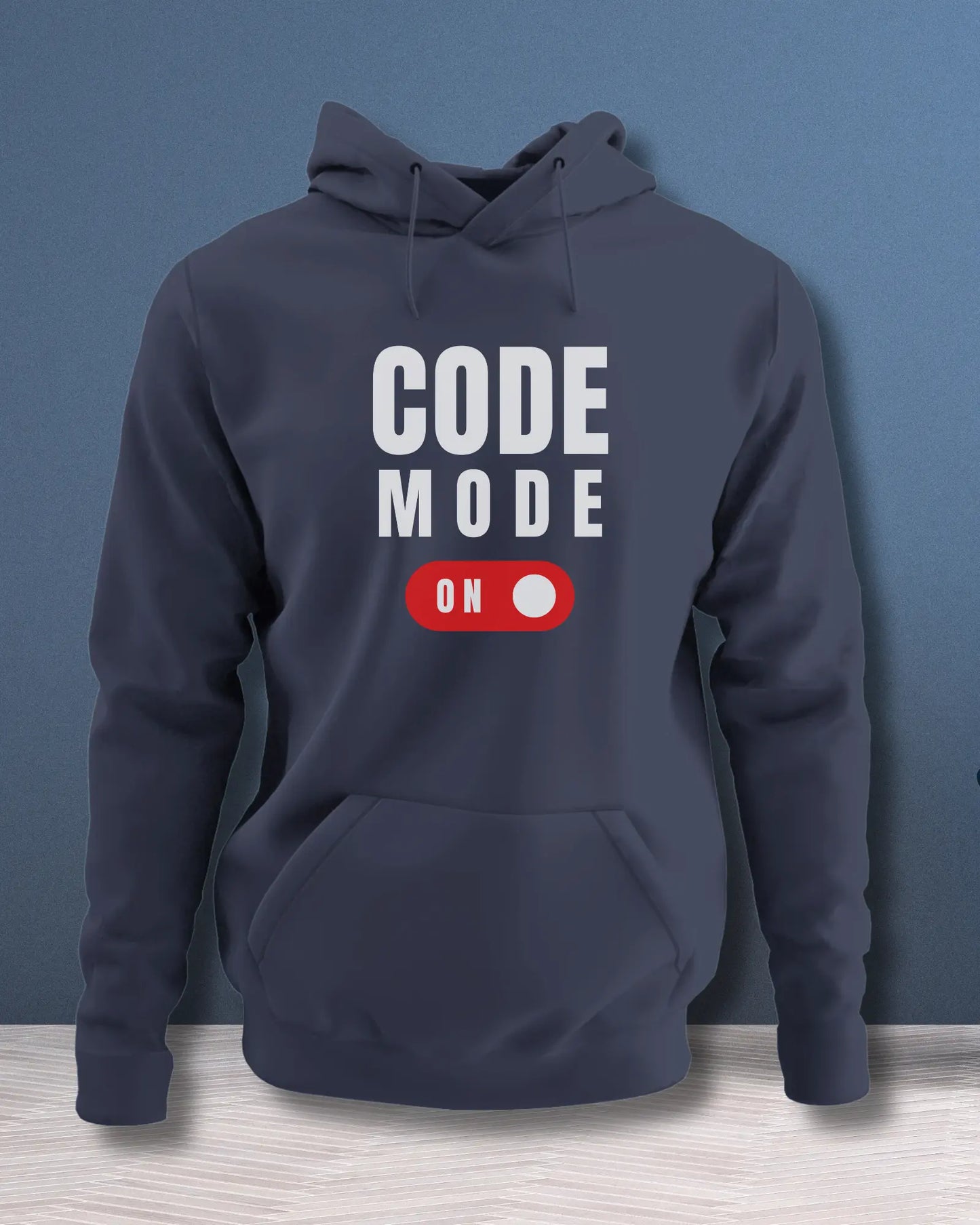 Code Mode On (White) - Focused Coding Gear for Programmers by DevHero DevHero India