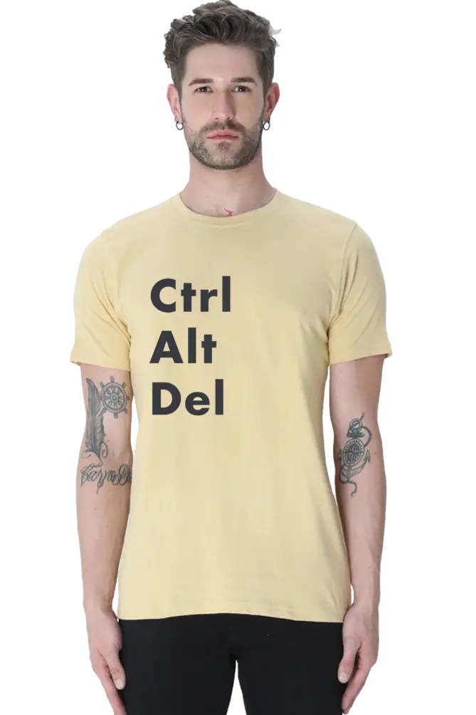 Ctrl Alt Del - Unisex Classic T-Shirt for developers DevHero India