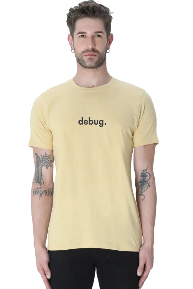 Debug - Unisex Classic Round Neck T-Shirt DevHero India