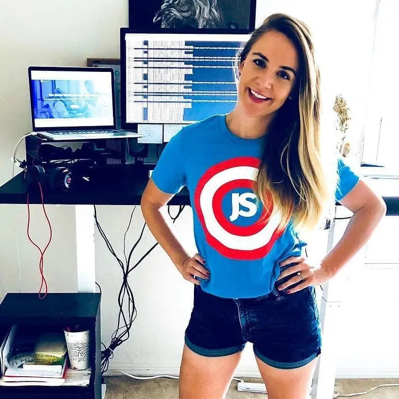 Captain JS Short Sleeve T-Shirt - Fun and Functional for JavaScript Developers DevHero India