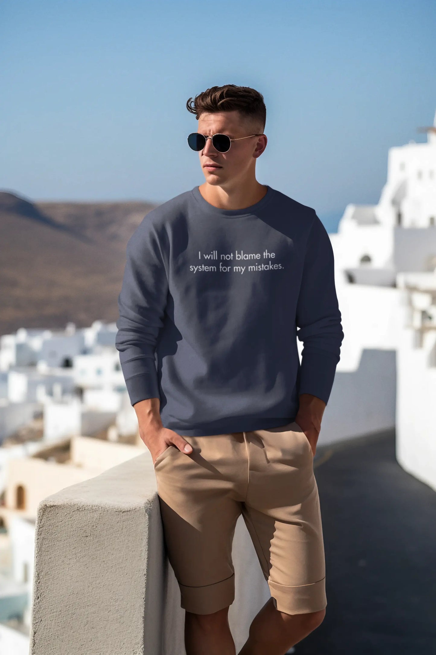 I will not blame the system - Sweatshirt for Accountable Coders DevHero India
