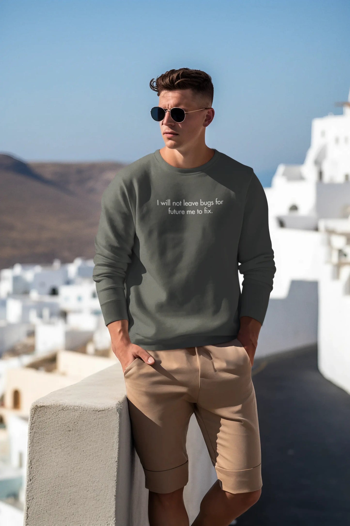 I will not leave bugs for future me - Sweatshirt for Developers DevHero India