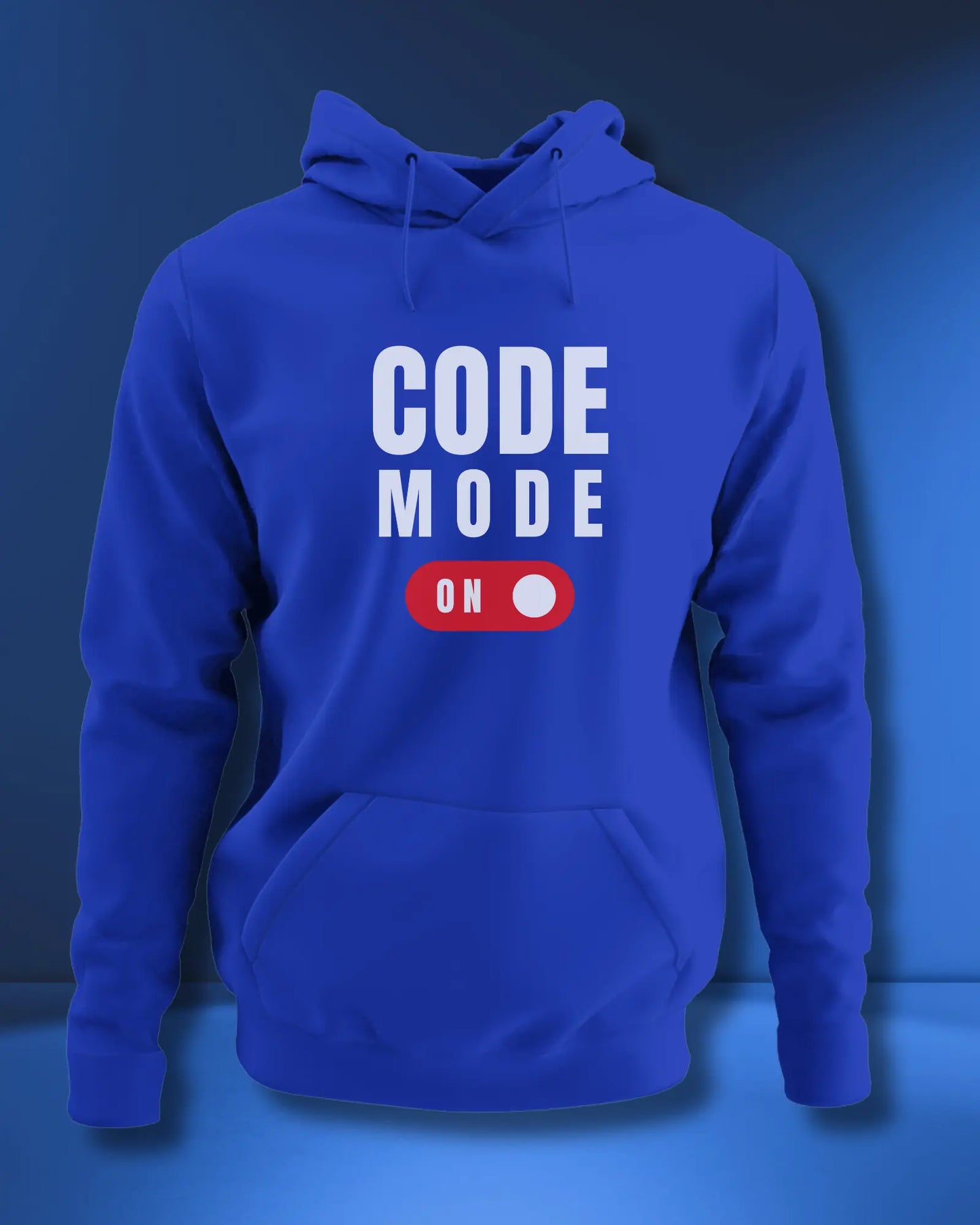 Code Mode On (White) - Focused Coding Gear for Programmers by DevHero DevHero India