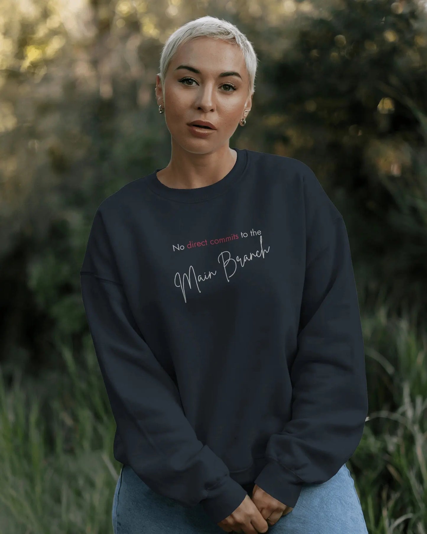 No Direct Commit to the main branch | Unisex Coder Sweatshirt DevHero India