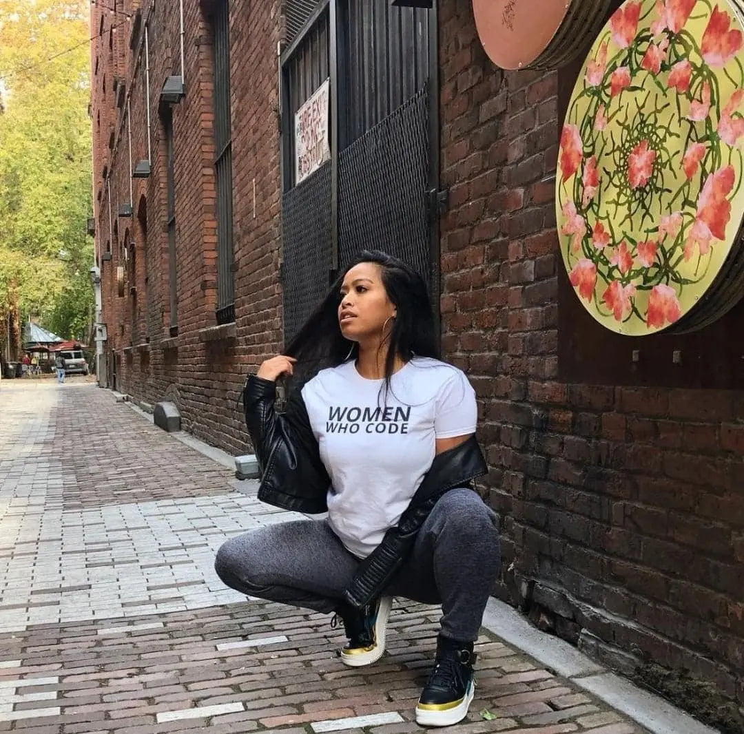 Women Who Code Empowering T-Shirt - Celebrate Women in Tech DevHero India