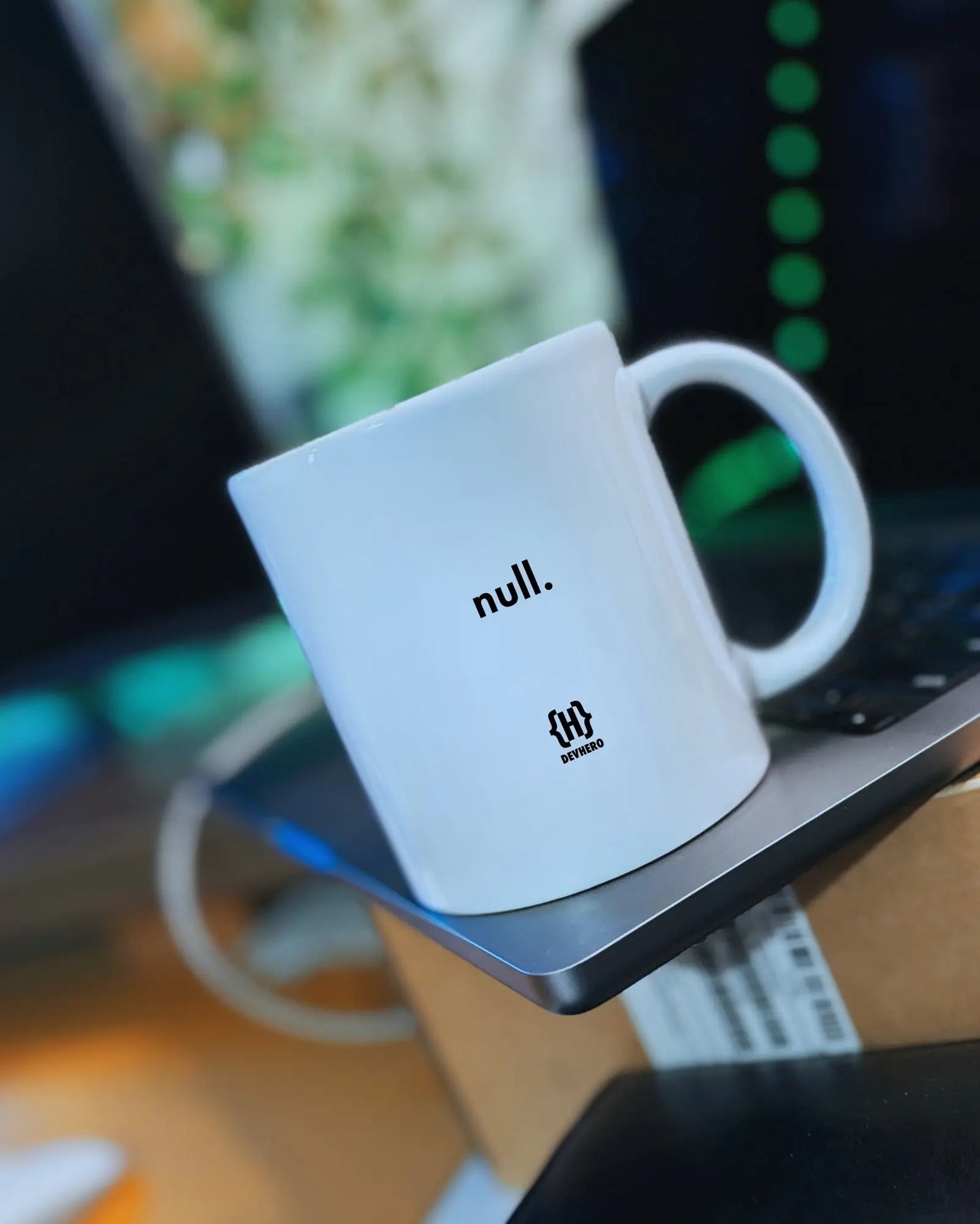 NULL - DevHero White Coffee Mug | Ceramic Coffee Mug for coders (11oz) DevHero India
